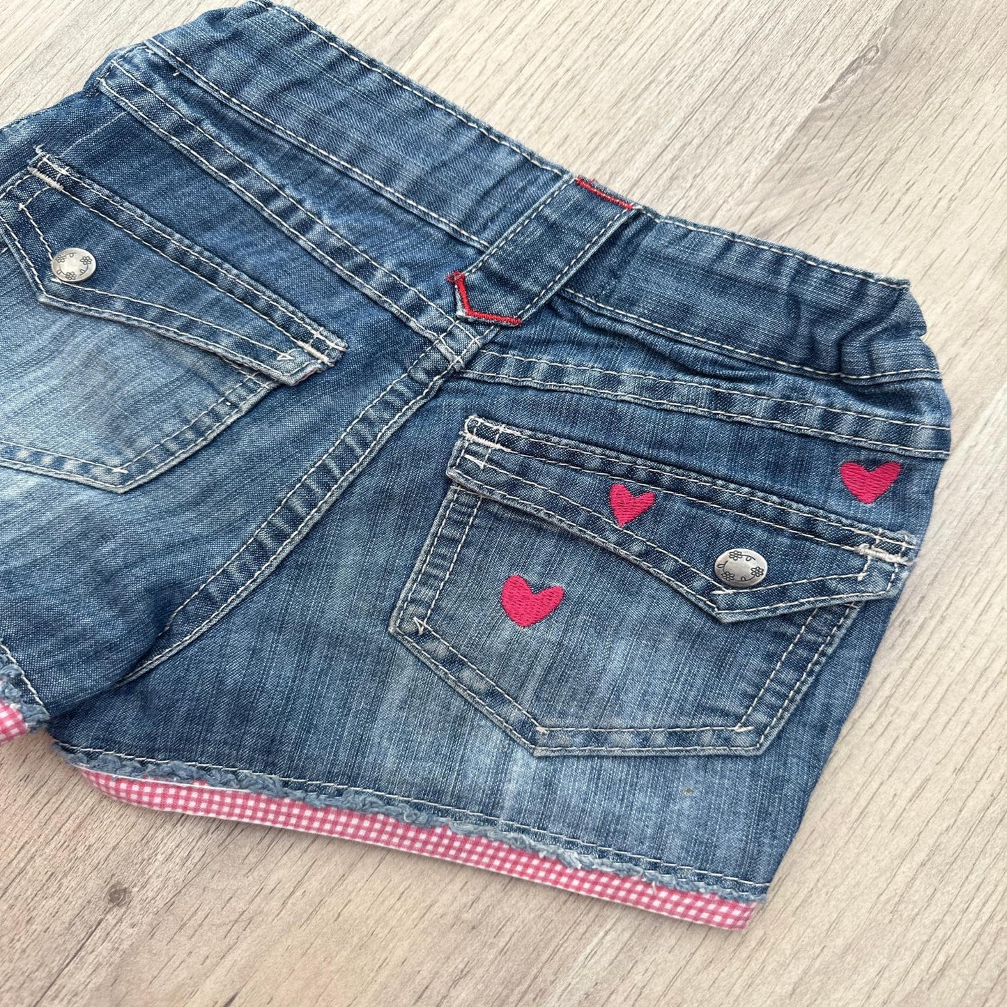 Short denim label : 4 ans