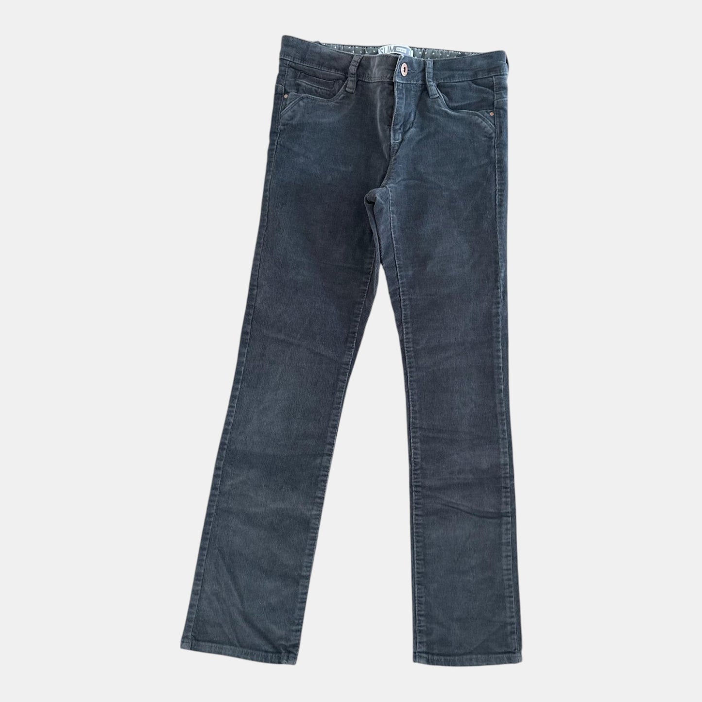 Pantalon slim velours Okaïdi : 10 ans
