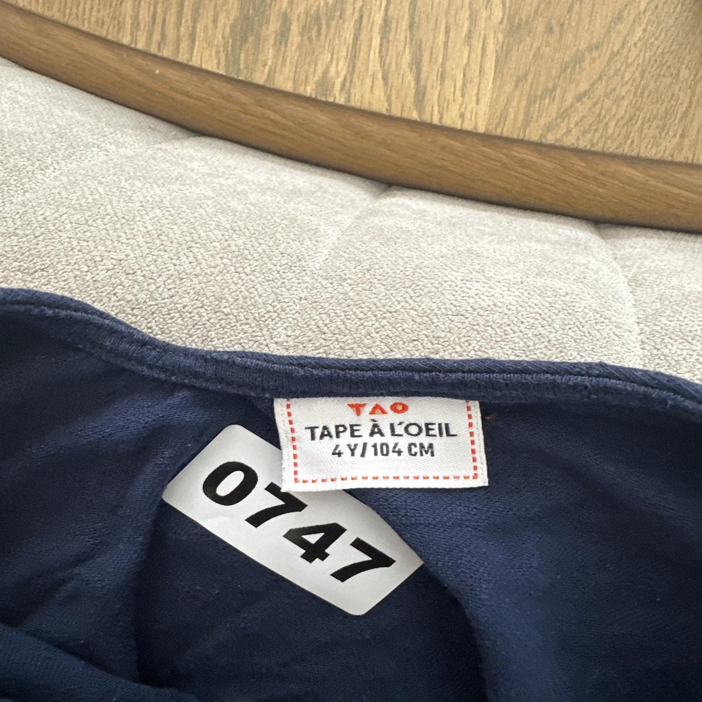 Robe Tape l’œil : 4 ans