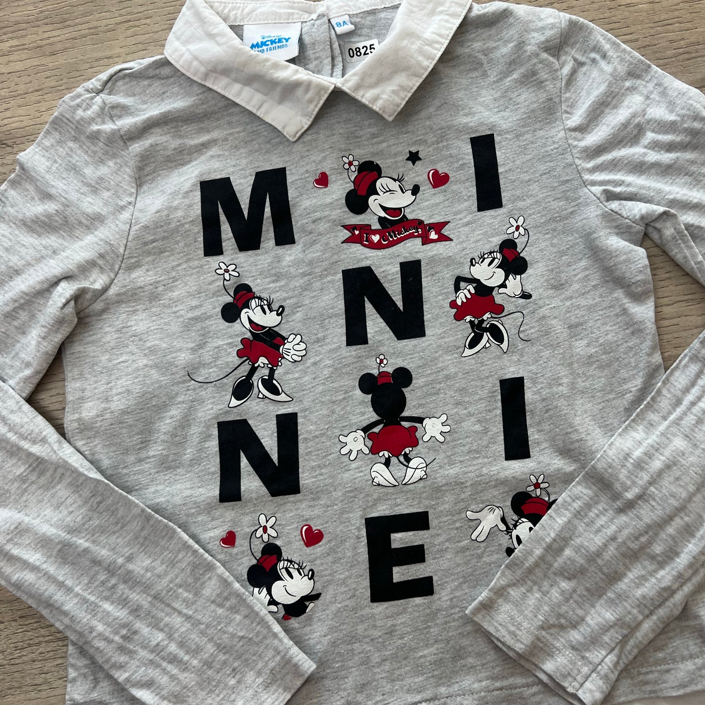 T-Shirt Disney Minie : 8 ans