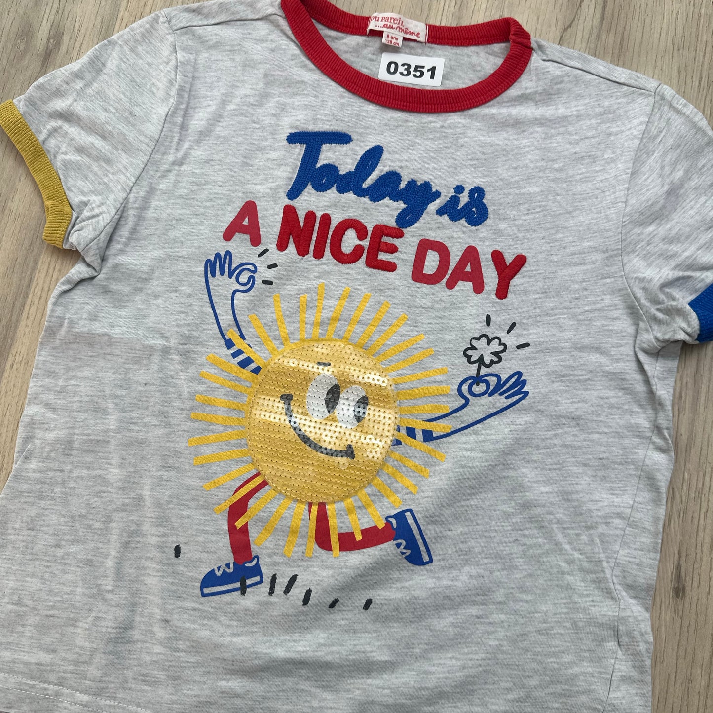 T-Shirt Du Pareil au même : 8 ans