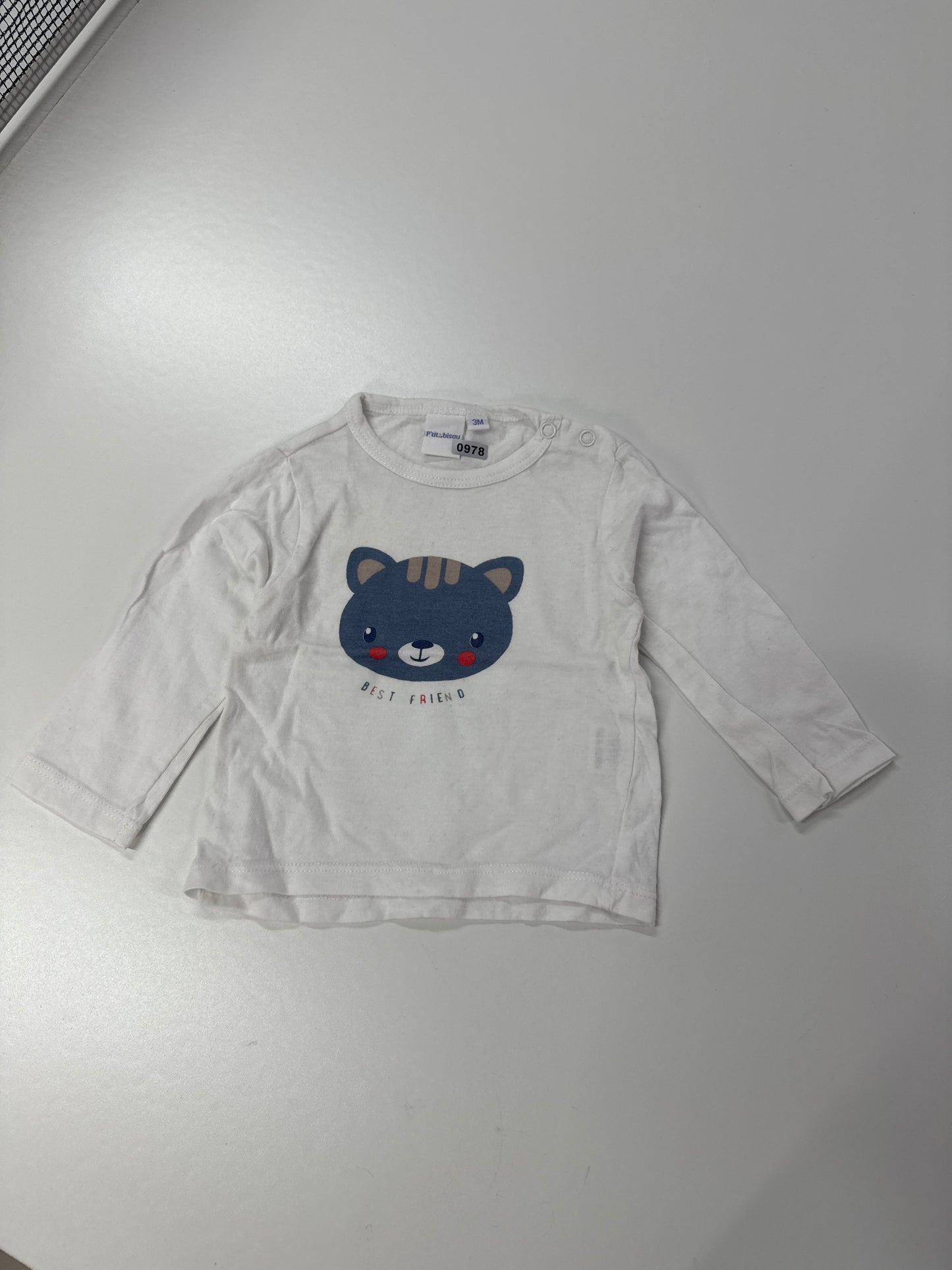 T-Shirt p’tit bisou : 3 mois