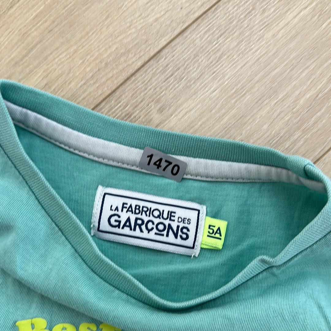 T-shirt la fabrique des garçons : 5 ans