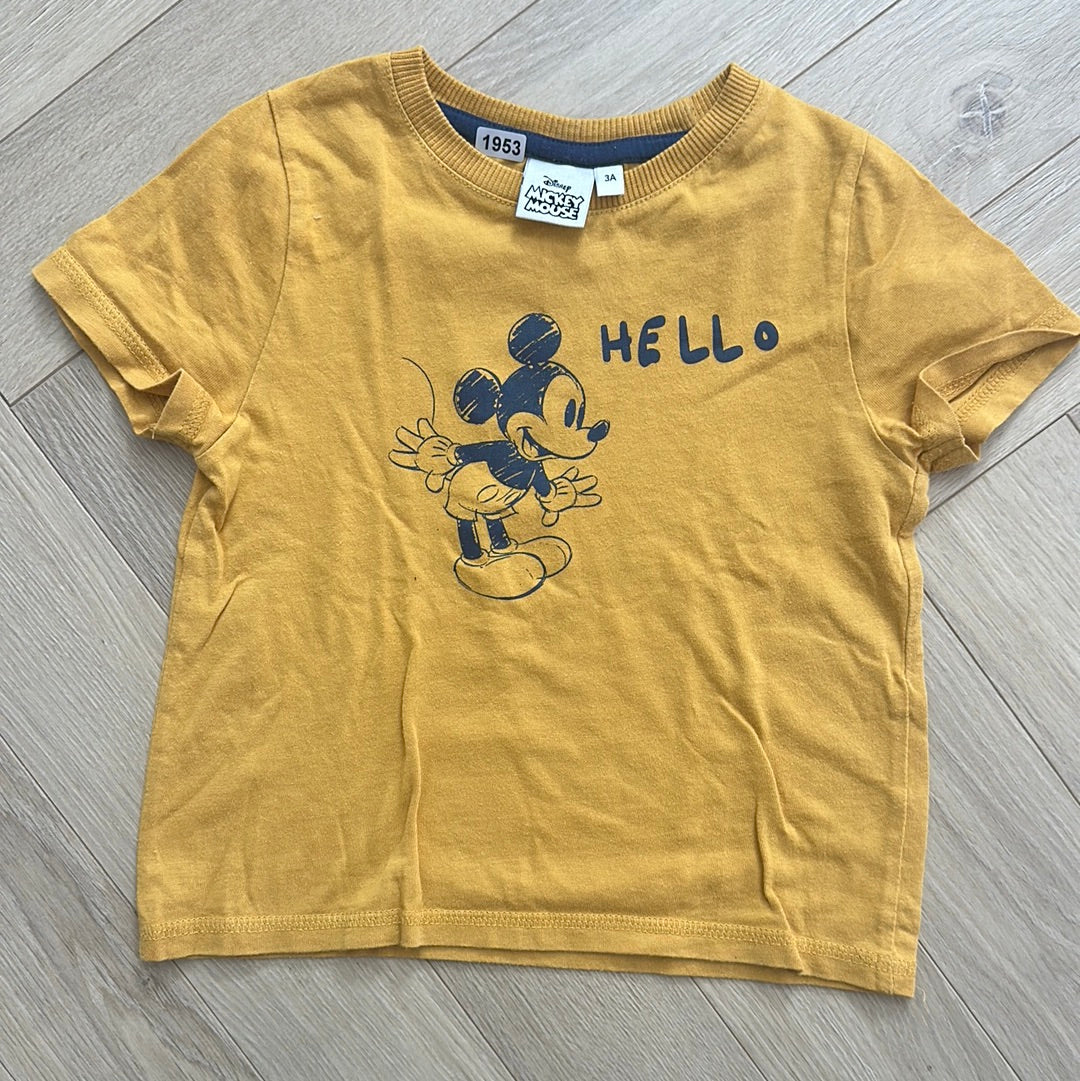 T-shirt Disney Mickey : 3 ans