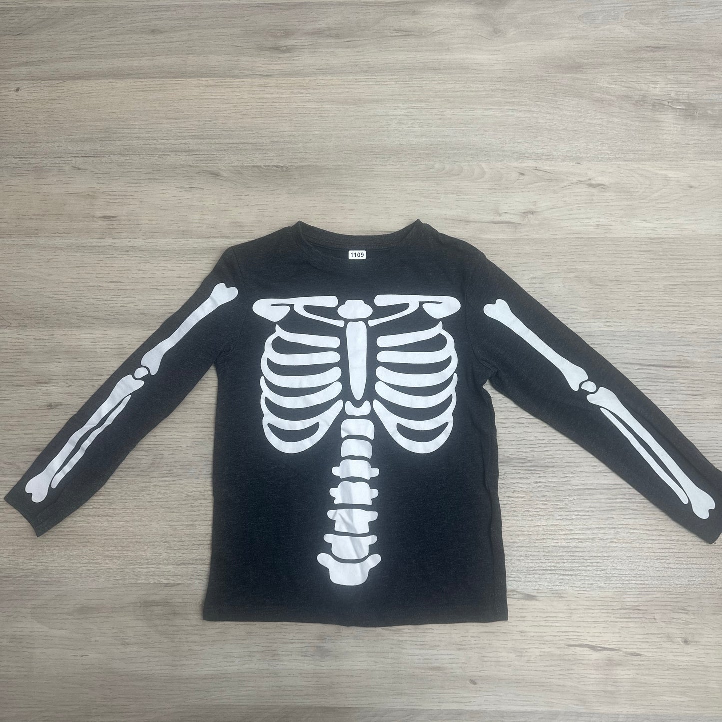 T-Shirt Gémo Halloween squelette : 6 ans