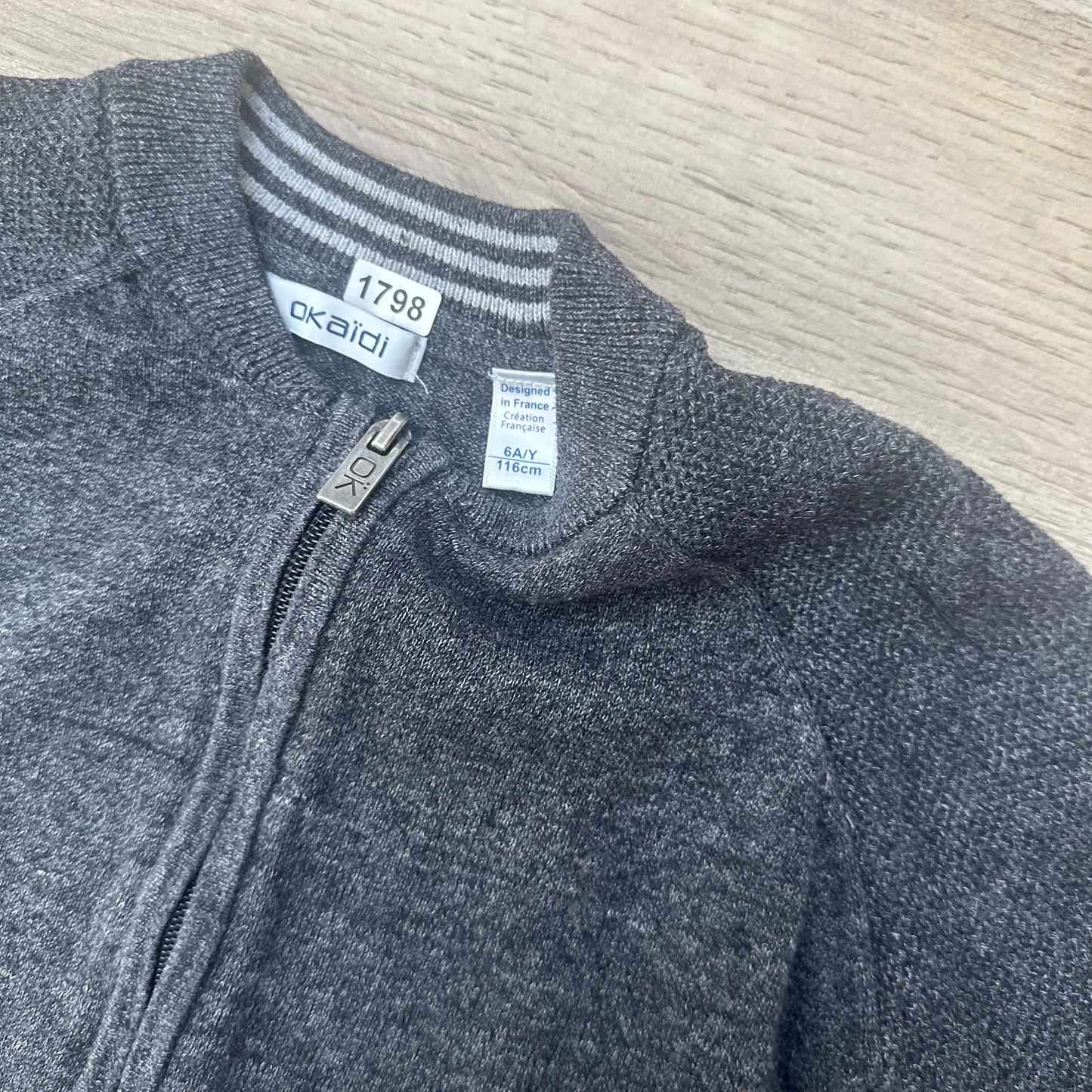 Gilet Okaïdi : 6 ans