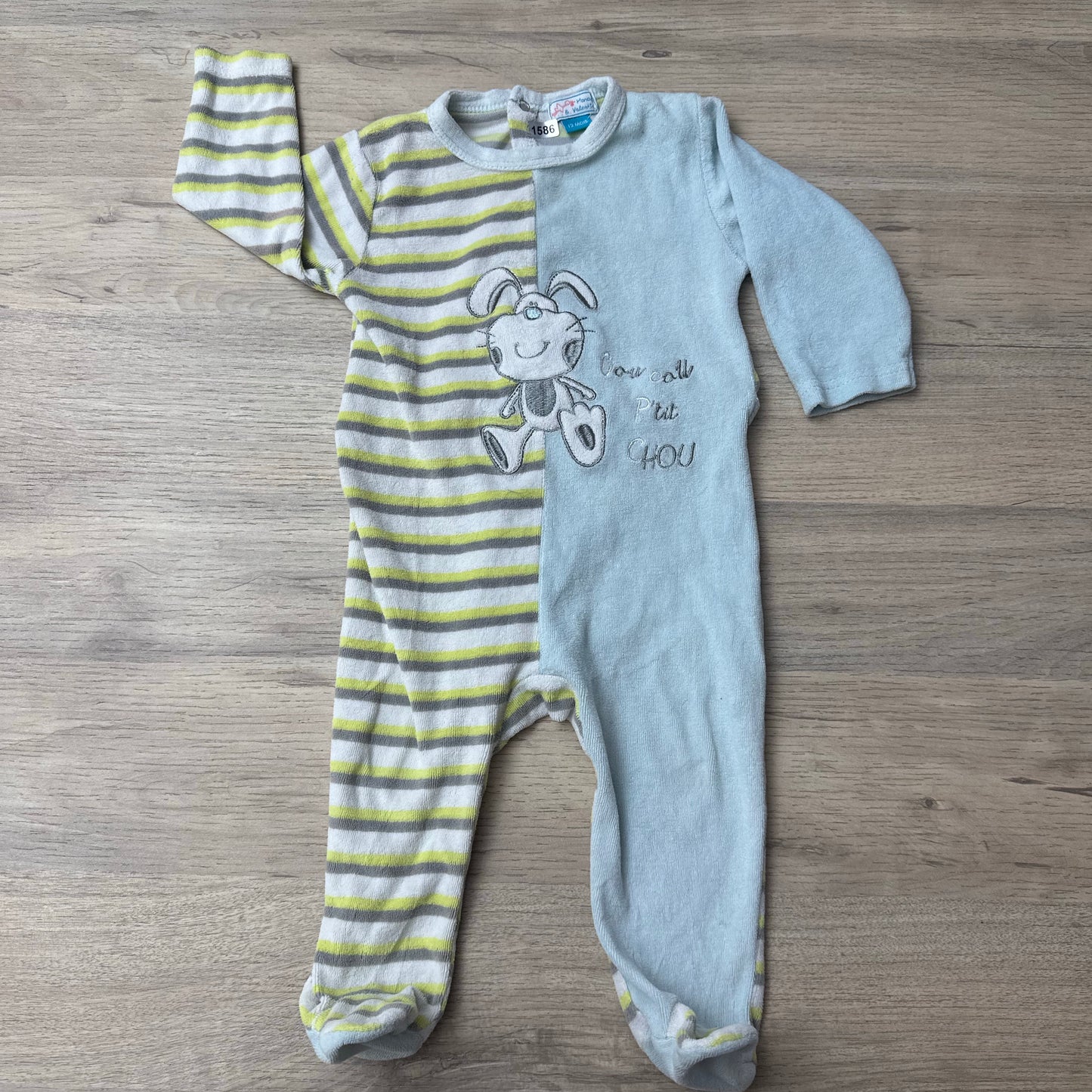 Pyjama Manon b Valentin : 12 mois