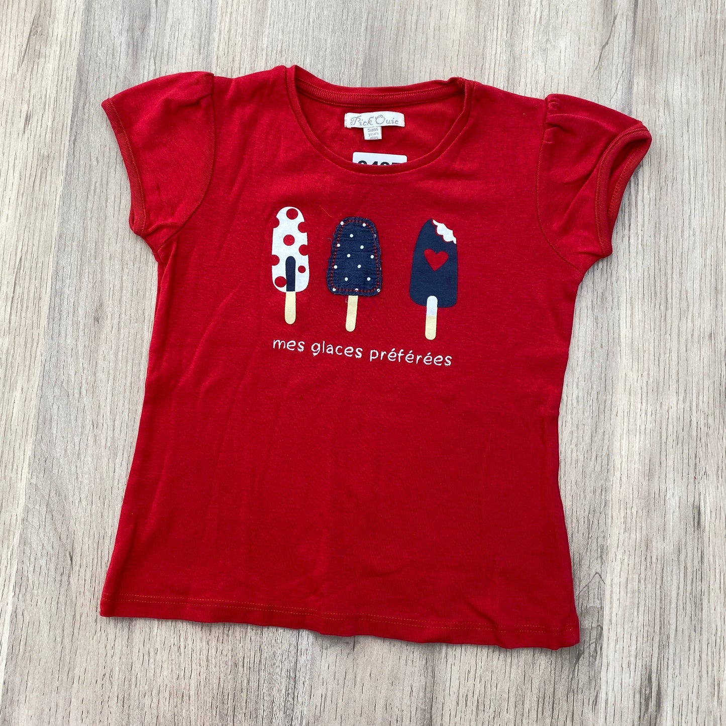 T-shirt pickouic : 5 ans