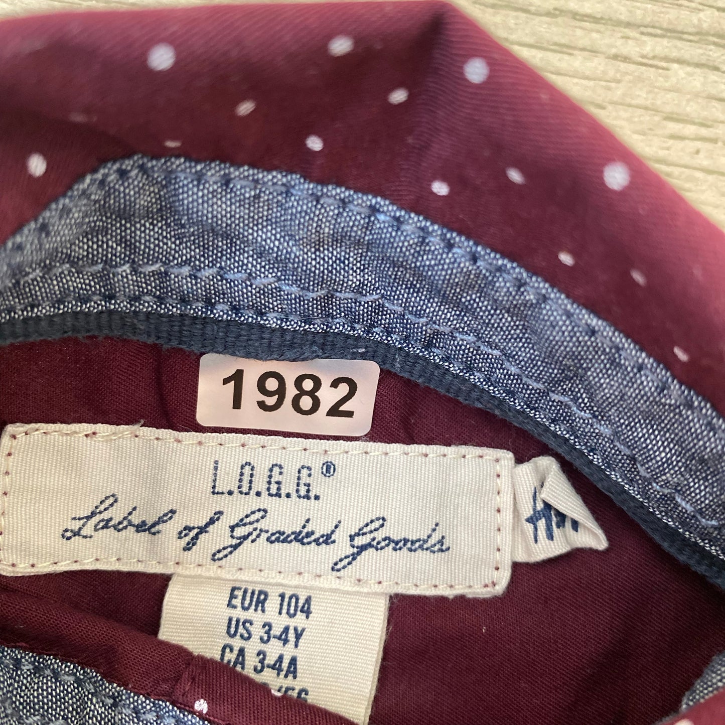 Chemise L.O.G.G. : 4 ans