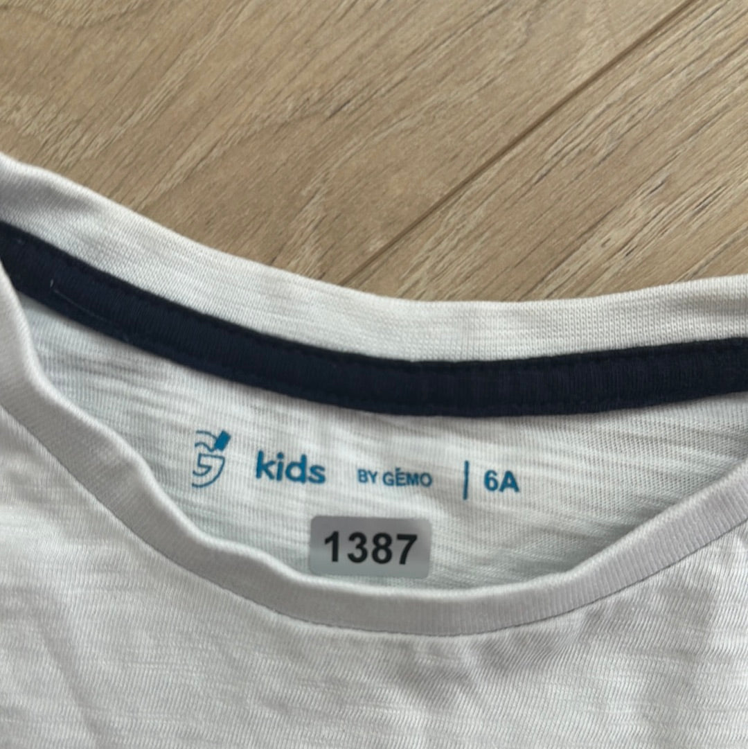 T-shirt gémo : 6 ans