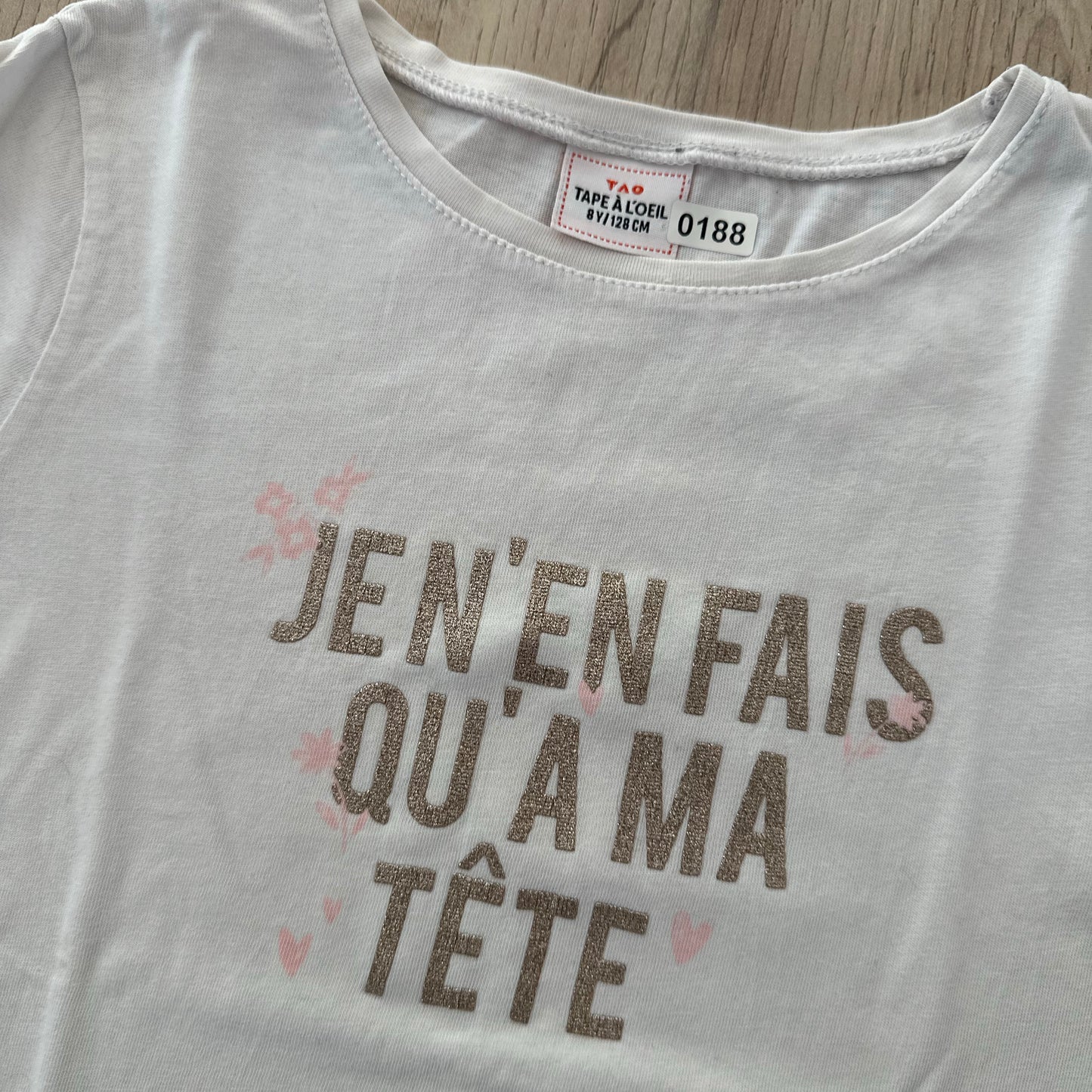 T-Shirt Tape à l'oeil : 8 ans