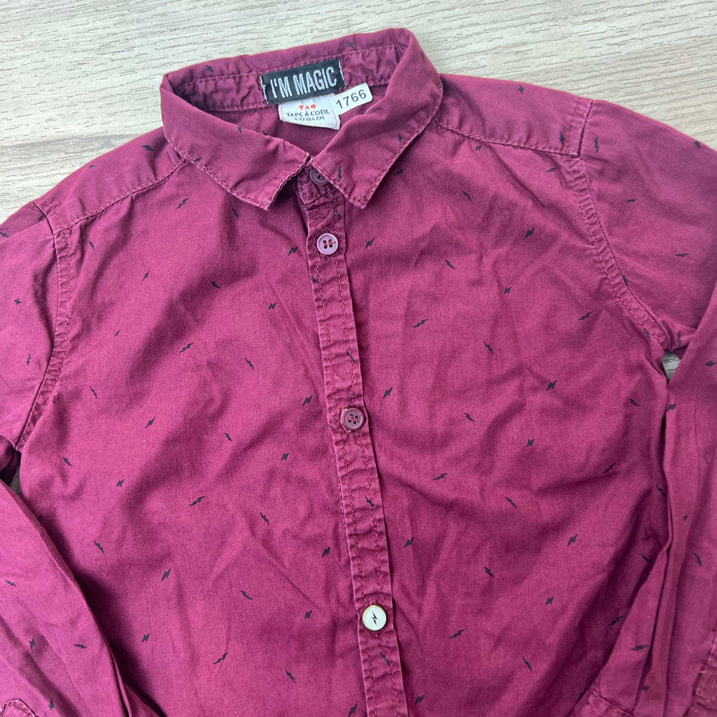 Chemise Tape à l'oeil : 4 ans