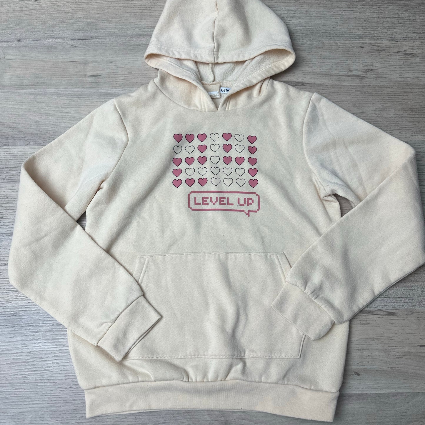Sweat capuche level Up : 12 ans