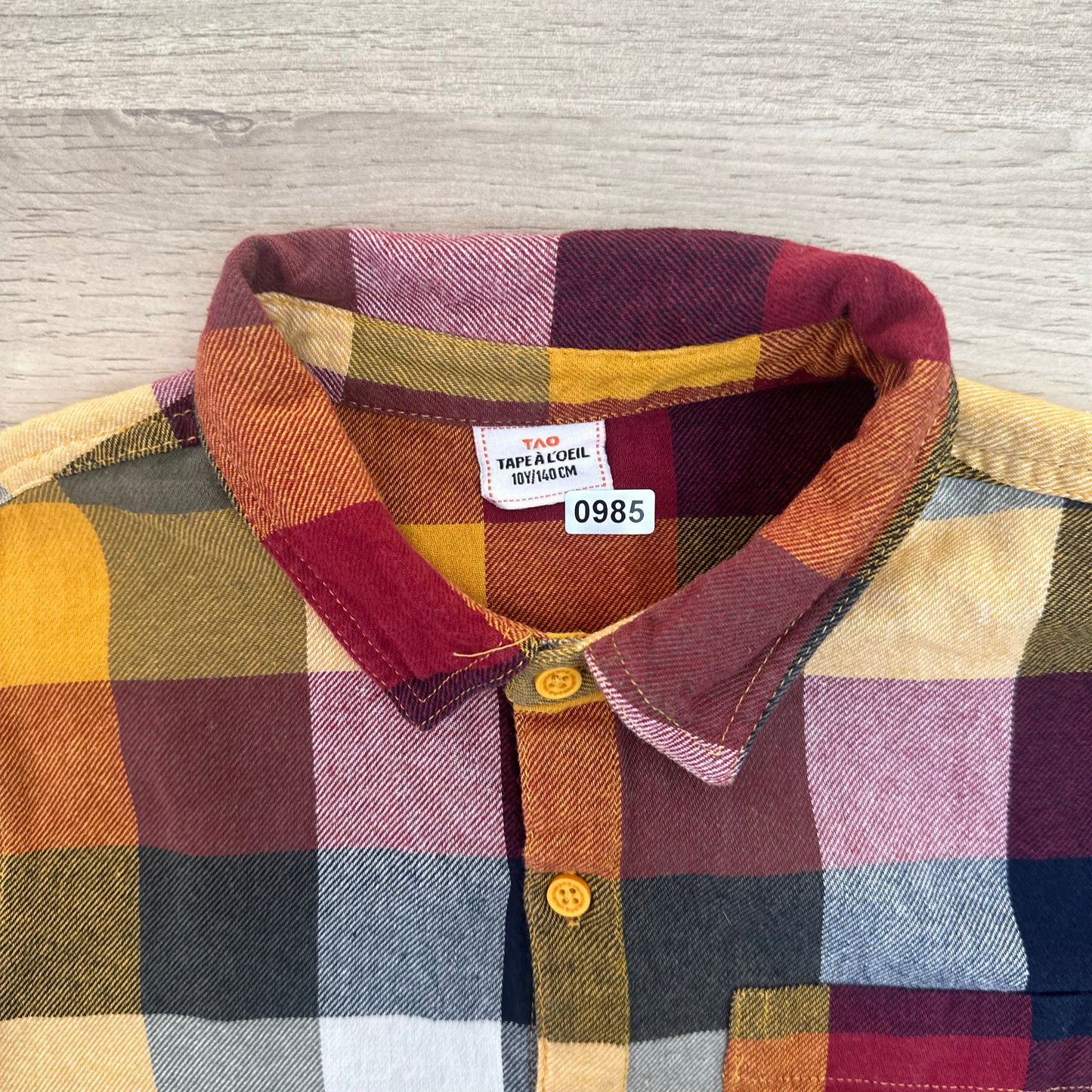 Chemise Tape à l'oeil : 10 ans
