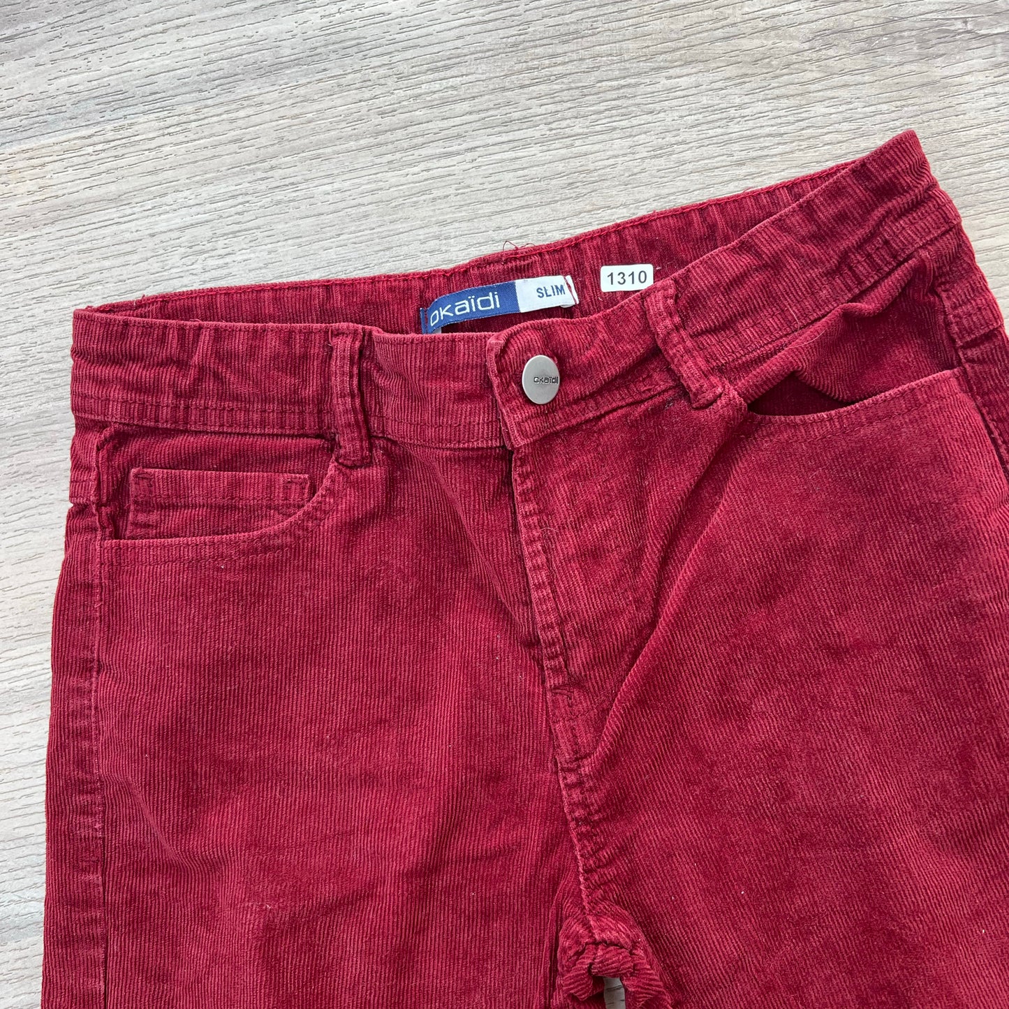 Pantalon Velour Slim Okaïdi : 12 ans