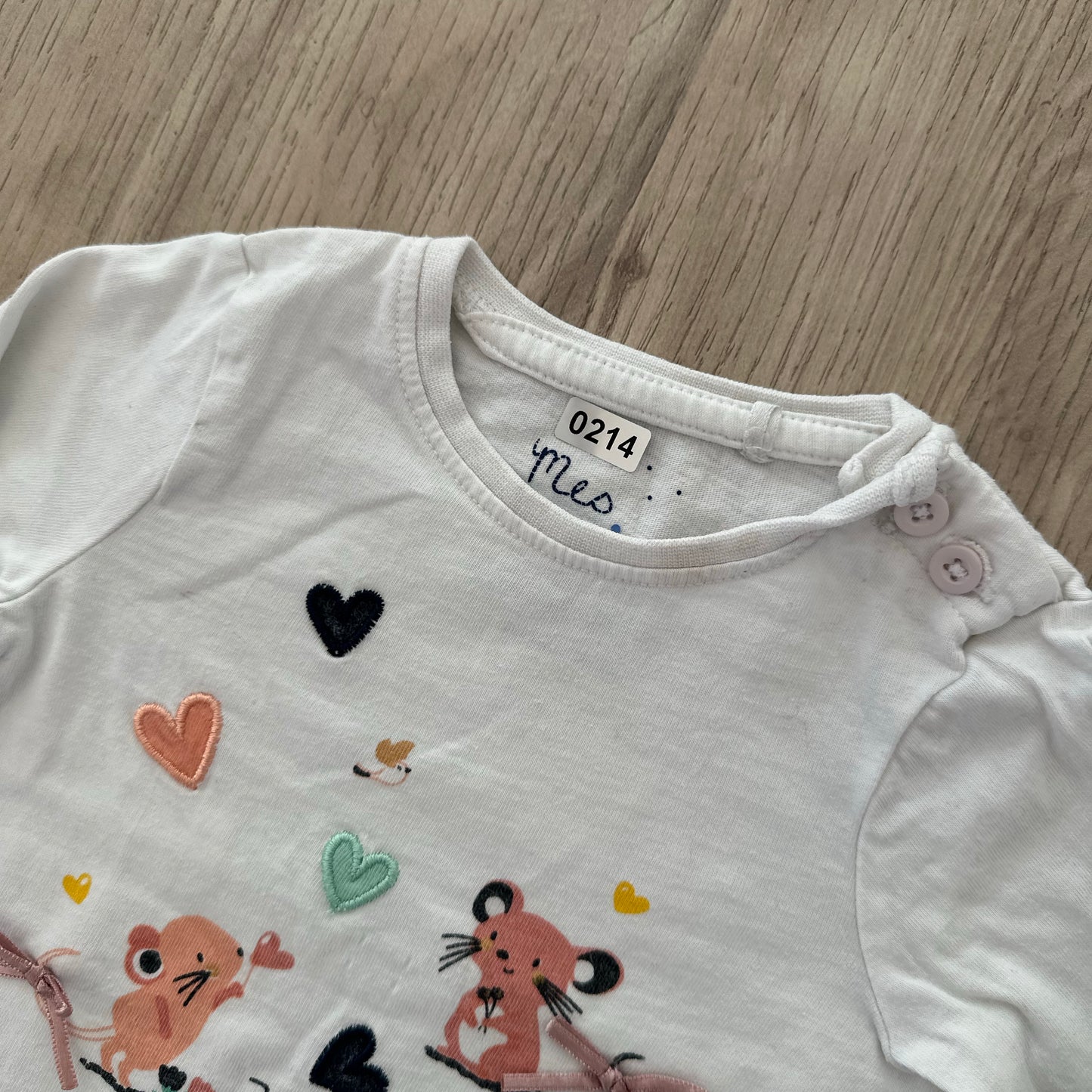 T-Shirt les petits cailloux : 6 mois