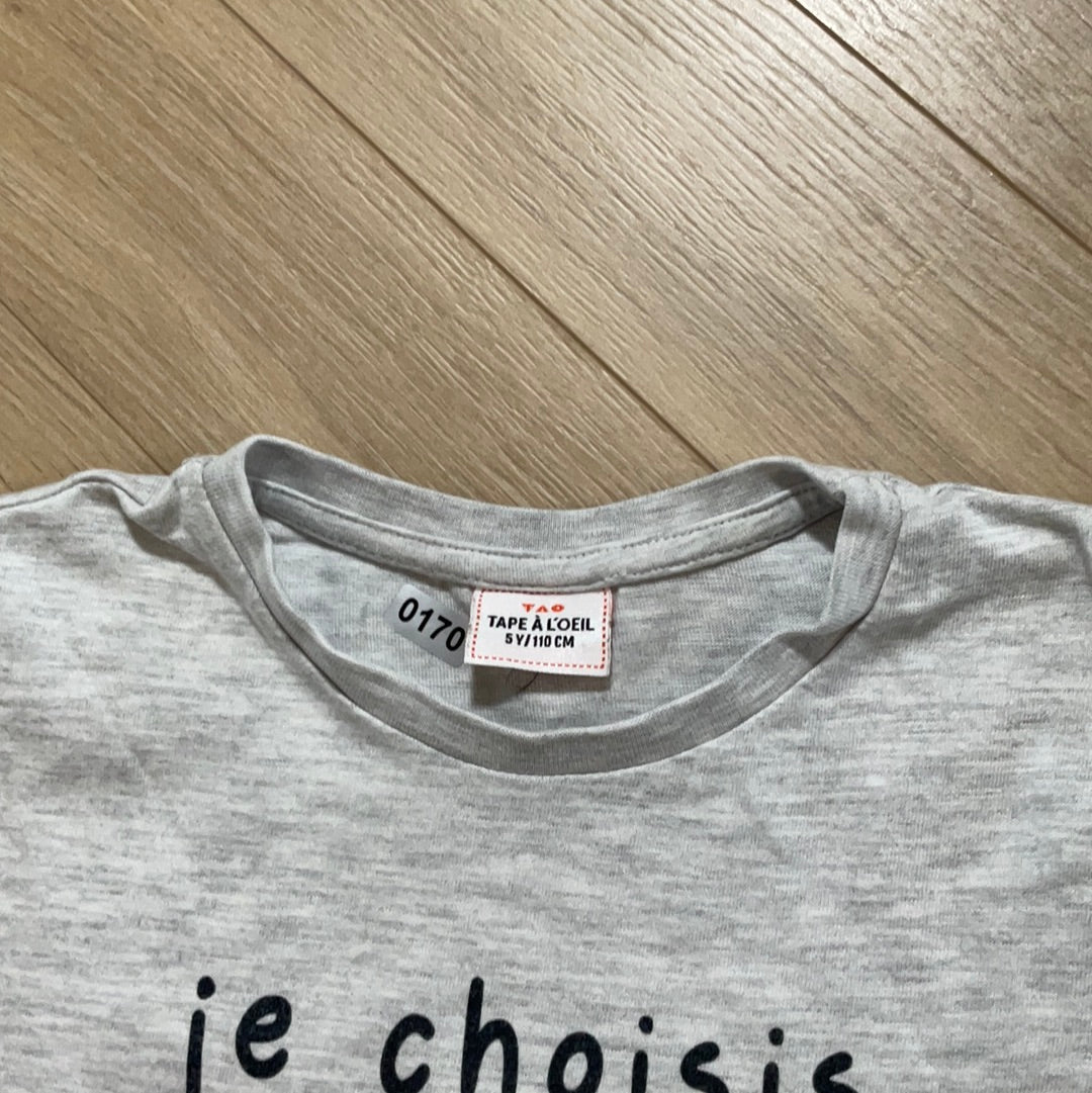 T-shirt tape à l’œil : 5 ans