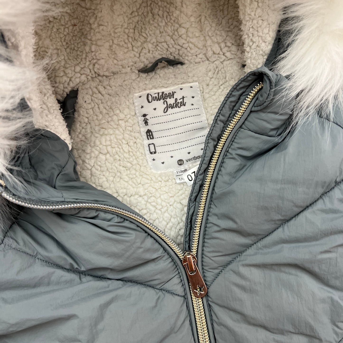 Manteau chaud Verbaudet : 5 ans