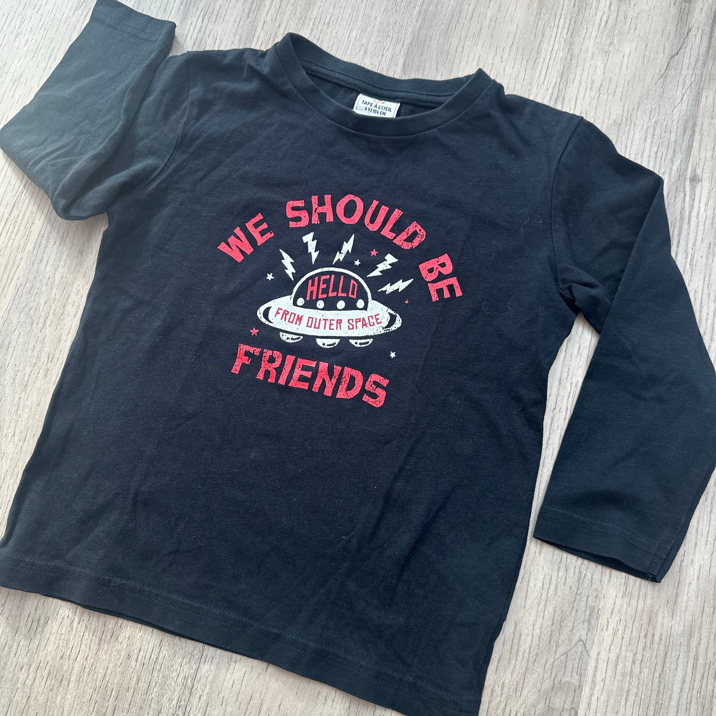 T-Shirt Tape à l'oeil : 4 ans