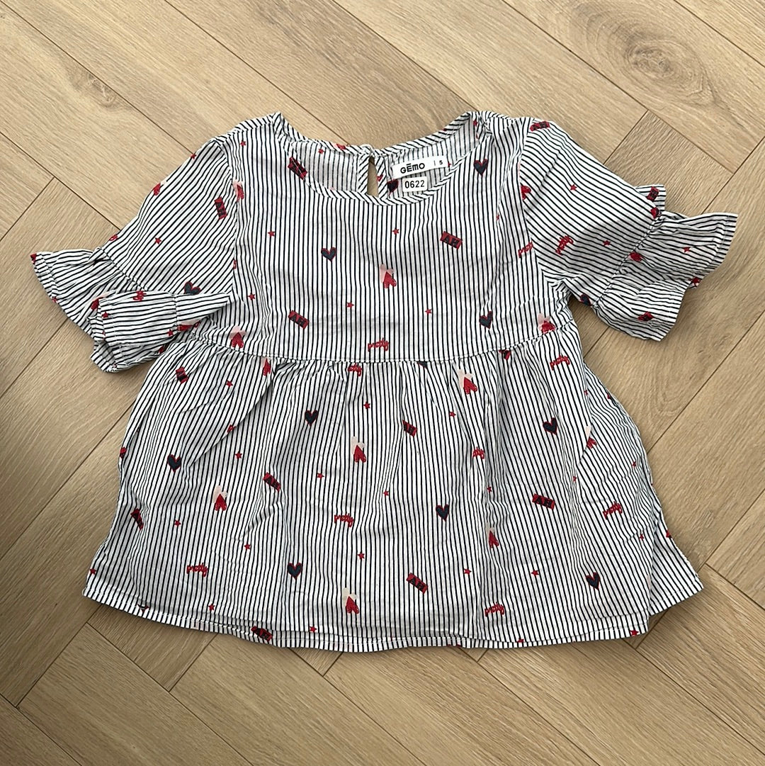 Blouse, gémo : 5 ans