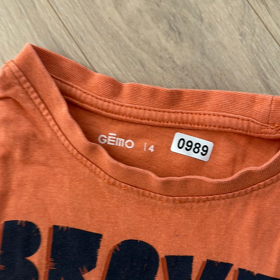 T-shirt gémo : 4 ans