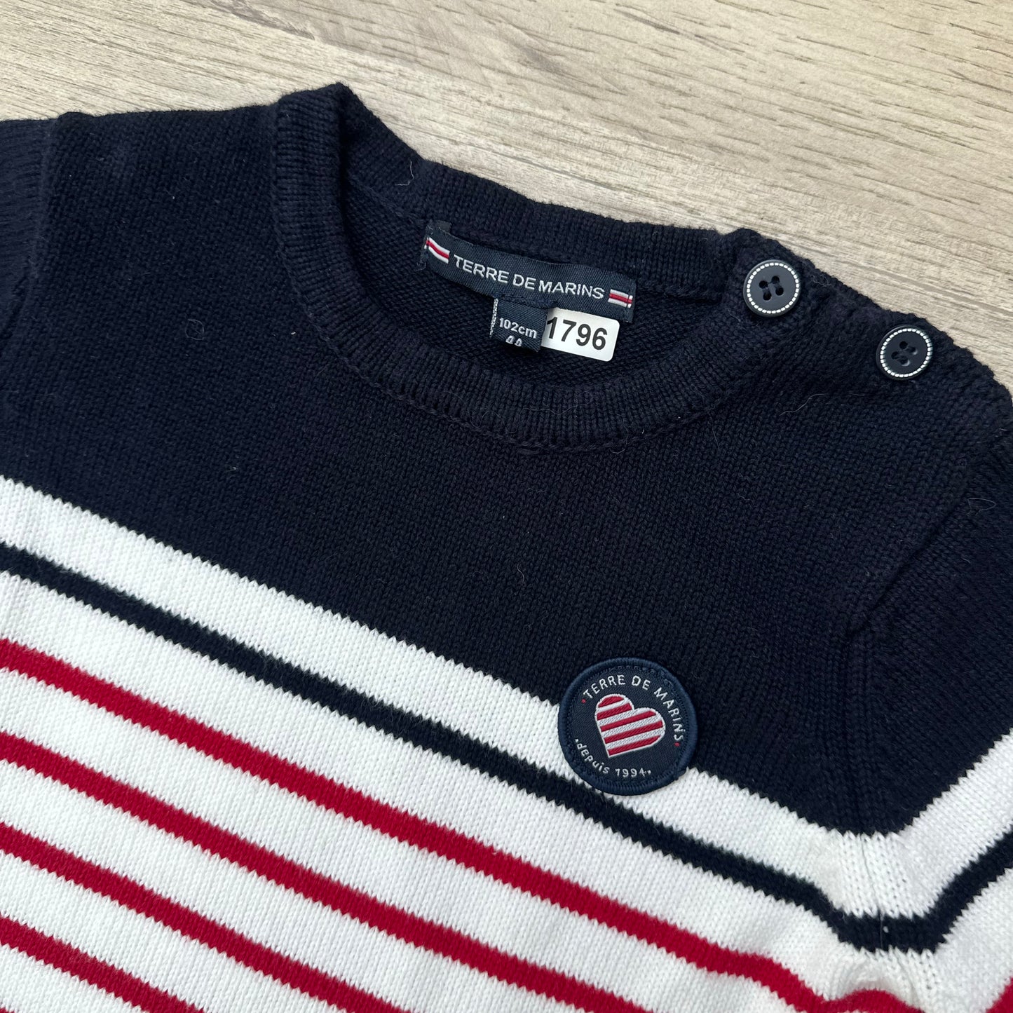 Pull Terre de marins : 4 ans