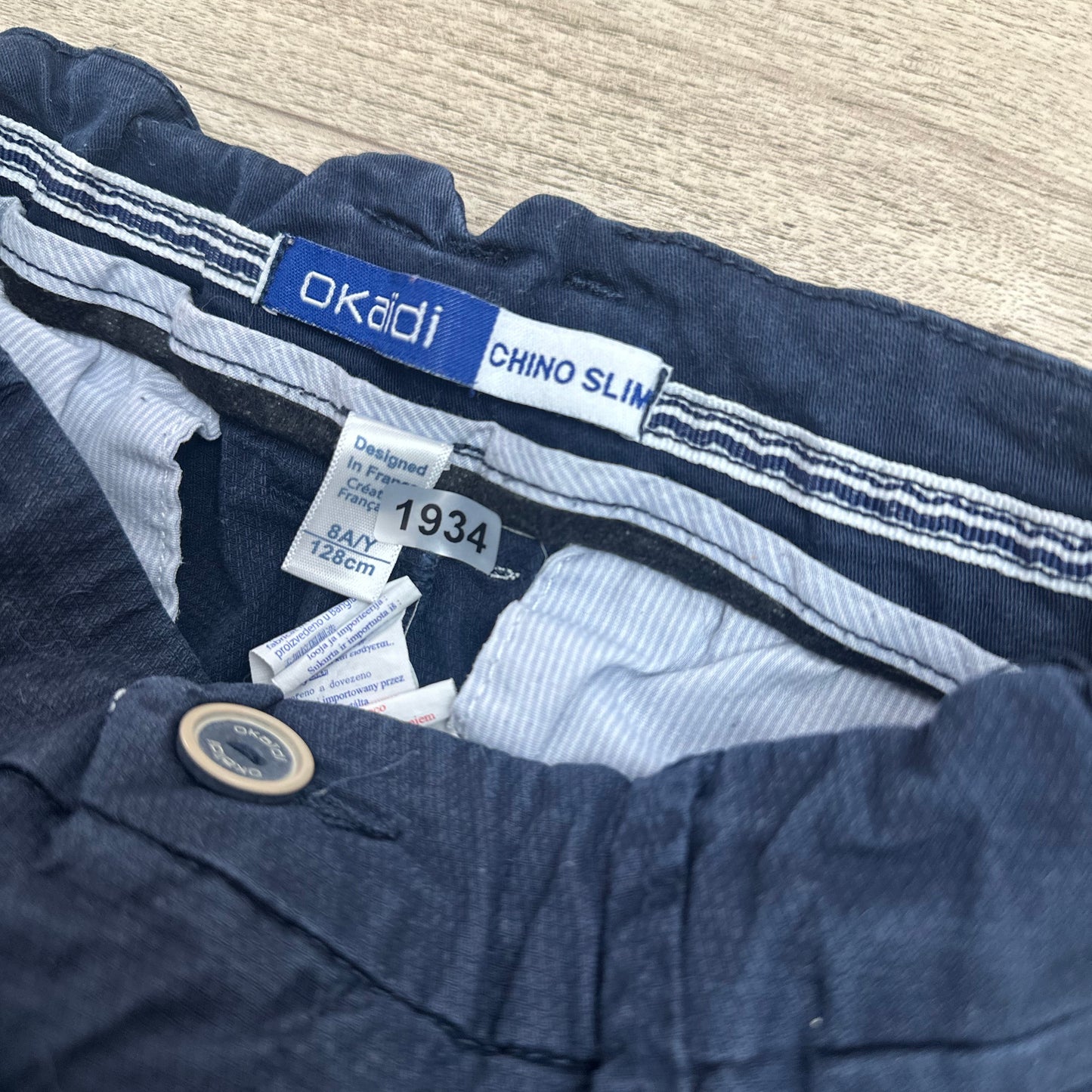 Pantalon chino slim Okaïdi : 8 ans