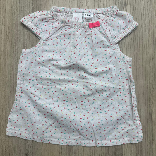 Blouse baby club : 12 mois