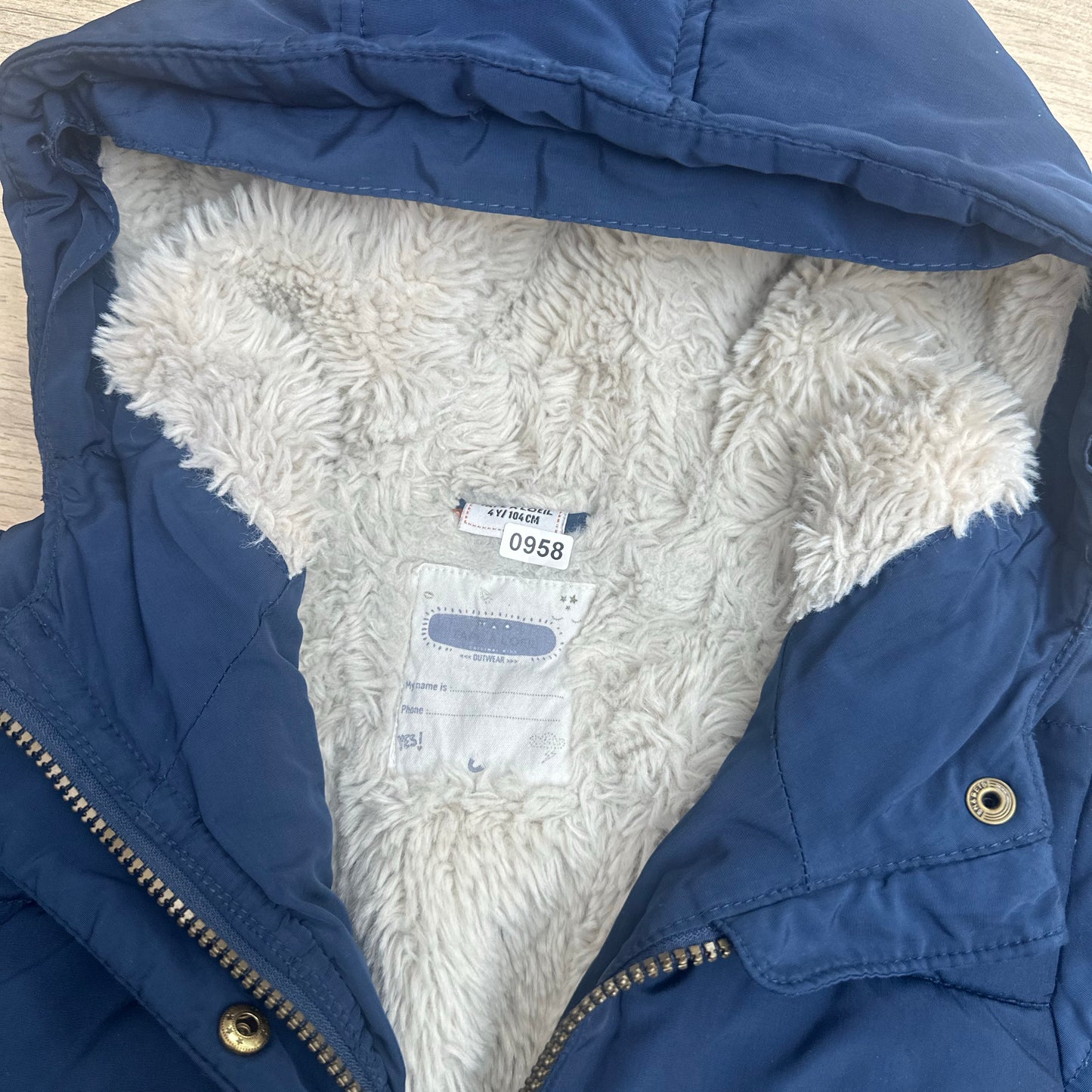 Manteau chaud Tape à l'oeil : 4 ans