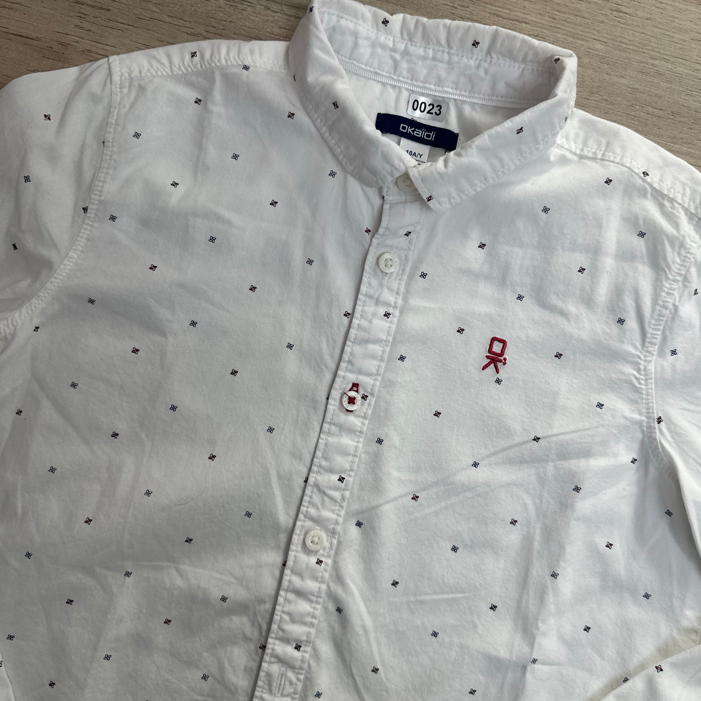 Chemise Okaïdi : 10 ans