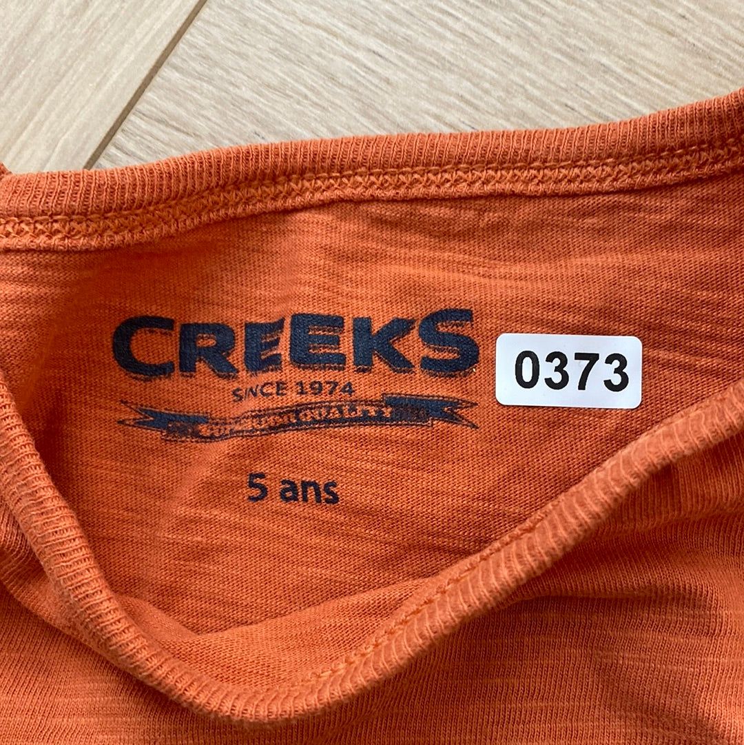 T-shirt creeks : 5 ans