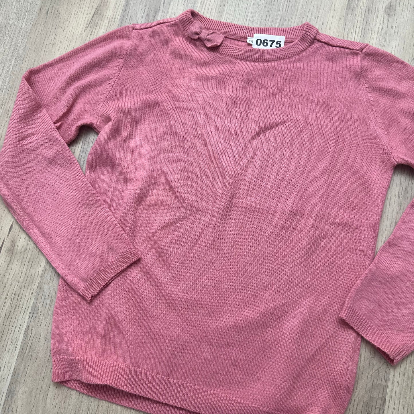 Pull rose : 9 ans