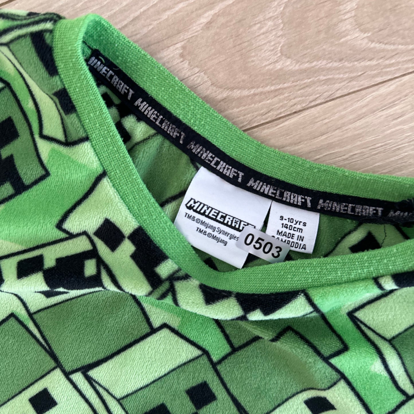 Pyjama minecraft : 10 ans