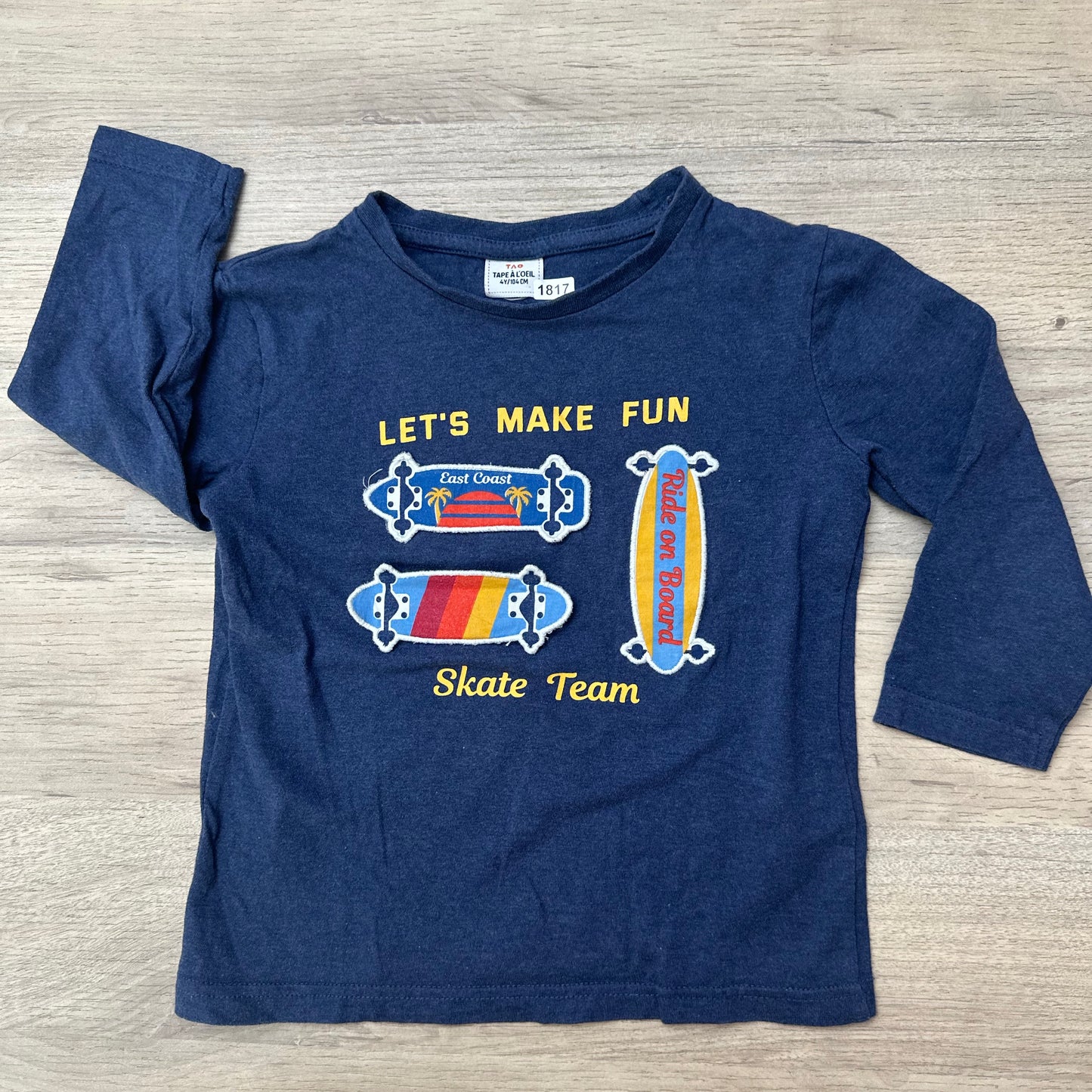 T-Shirt Tape à l'oeil : 4 ans