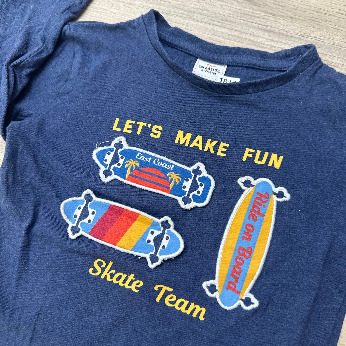 T-Shirt Tape à l'oeil : 4 ans