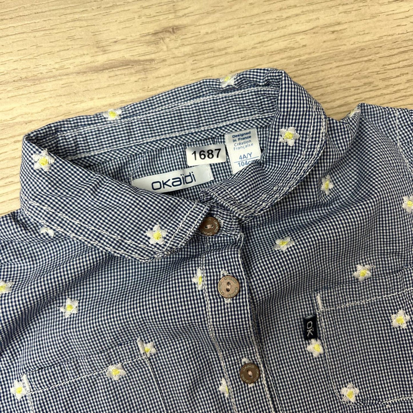 Chemise Okaïdi : 4 ans