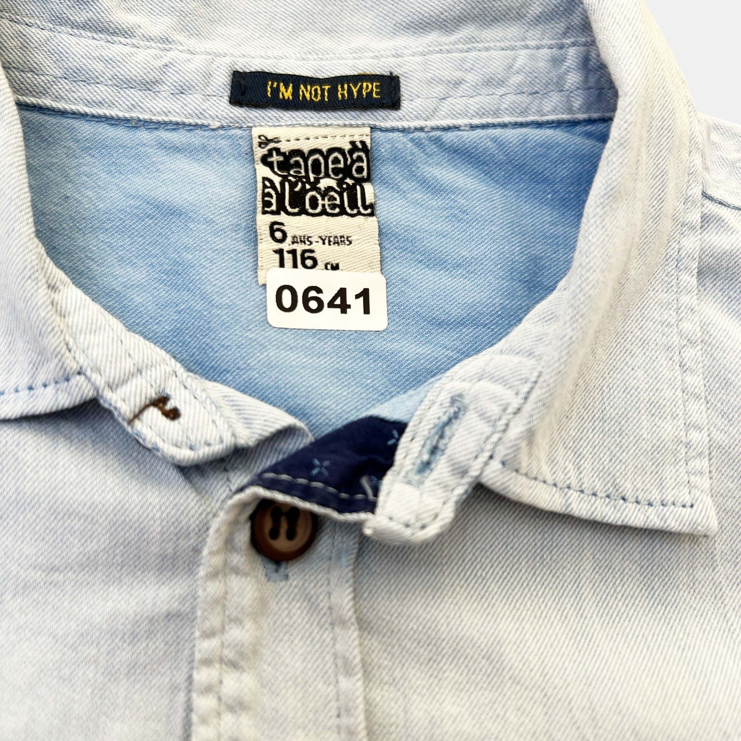 Chemise Tape à l'oeil : 6 ans