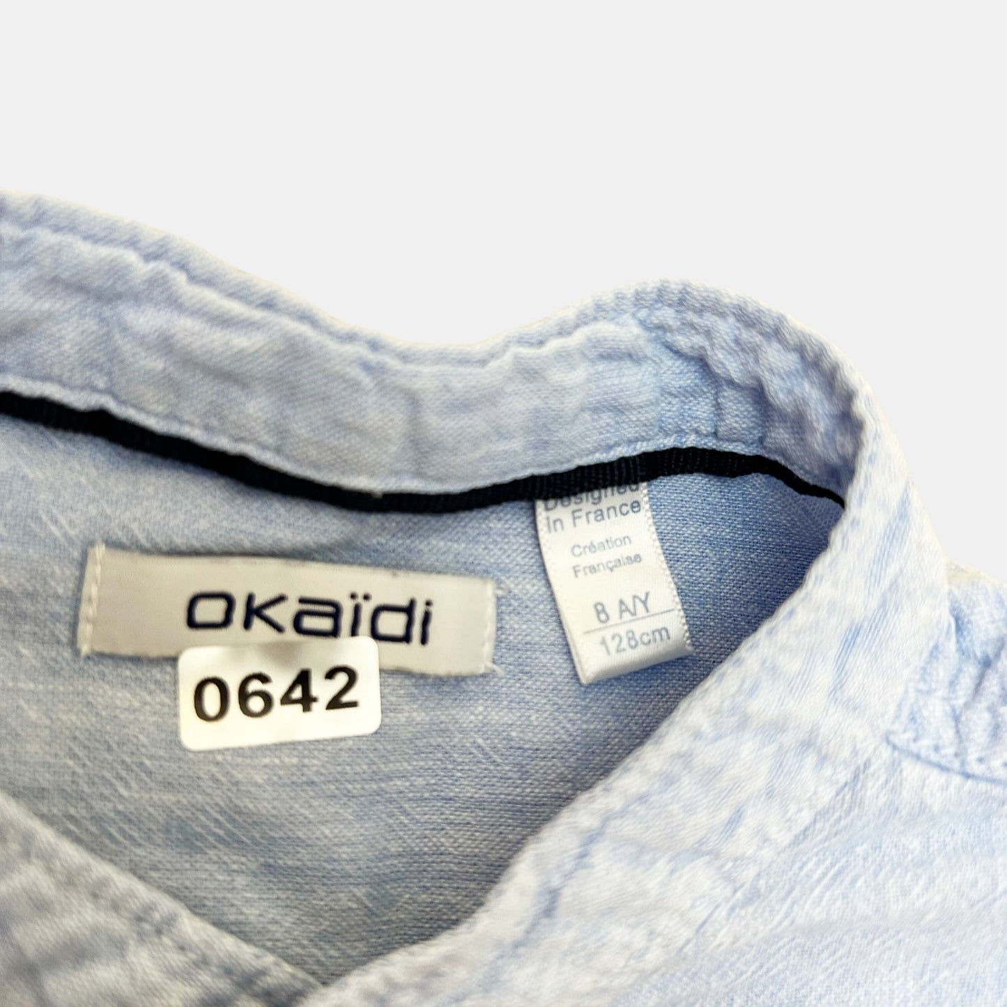 Chemise Okaïdi : 8 ans
