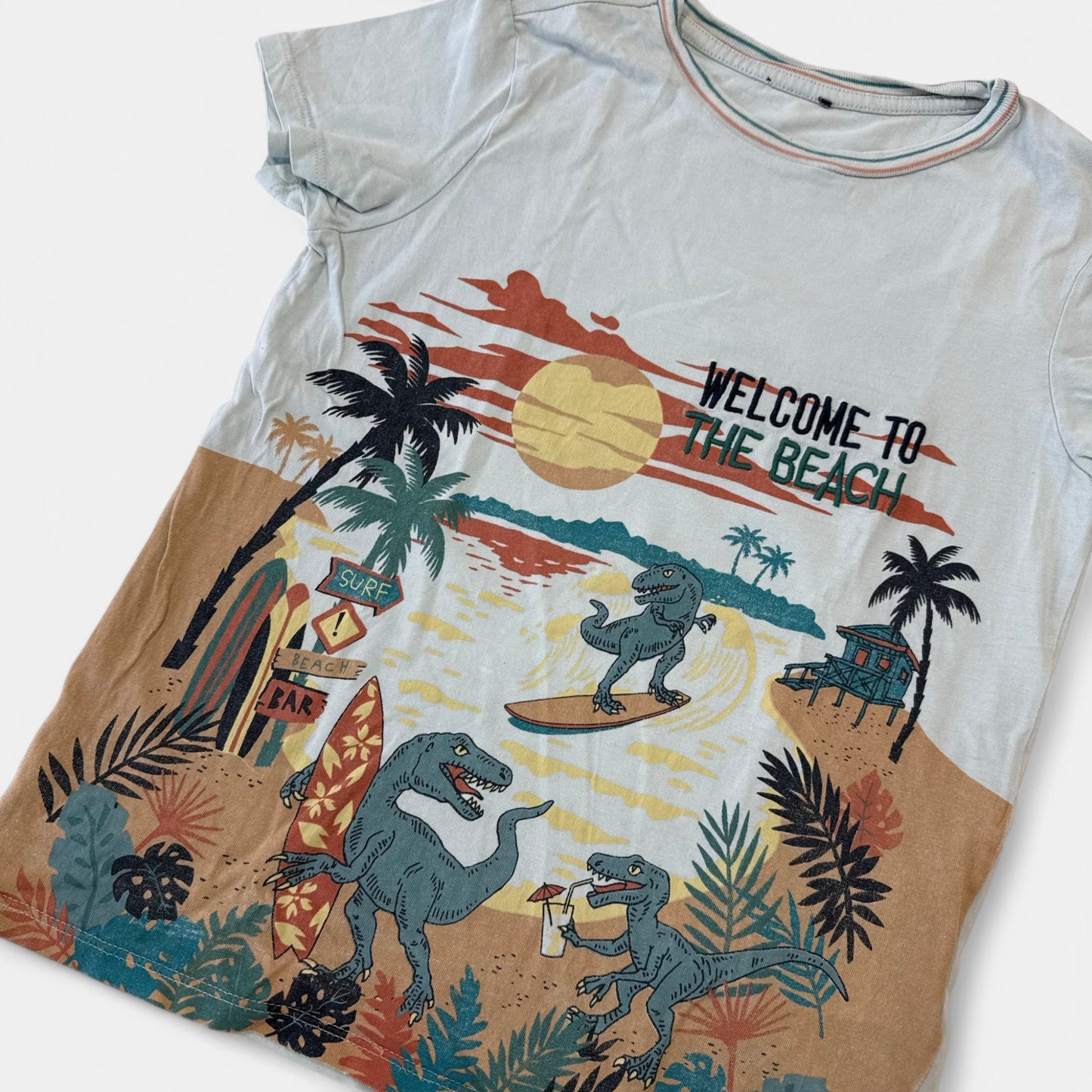 T-Shirt dinosaures : 10 ans