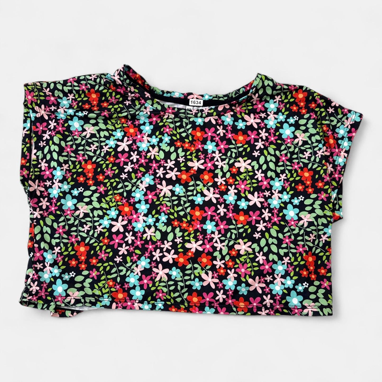 T-Shirt court fleuri : 12 ans