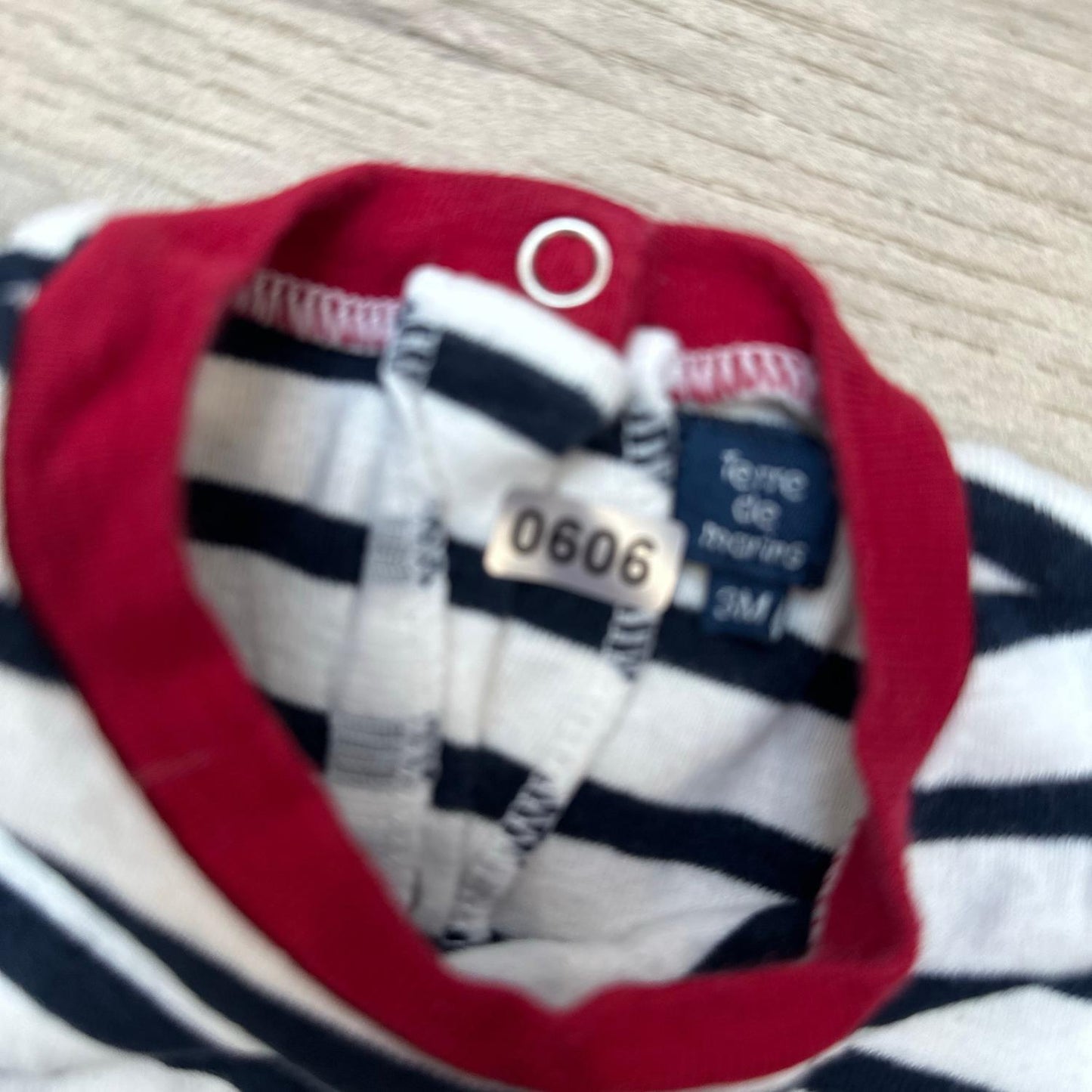 T-Shirt terre de marins : 3 mois