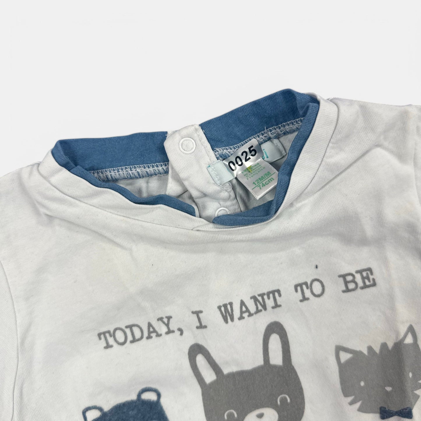 T-Shirt Okaïdi : 12 mois