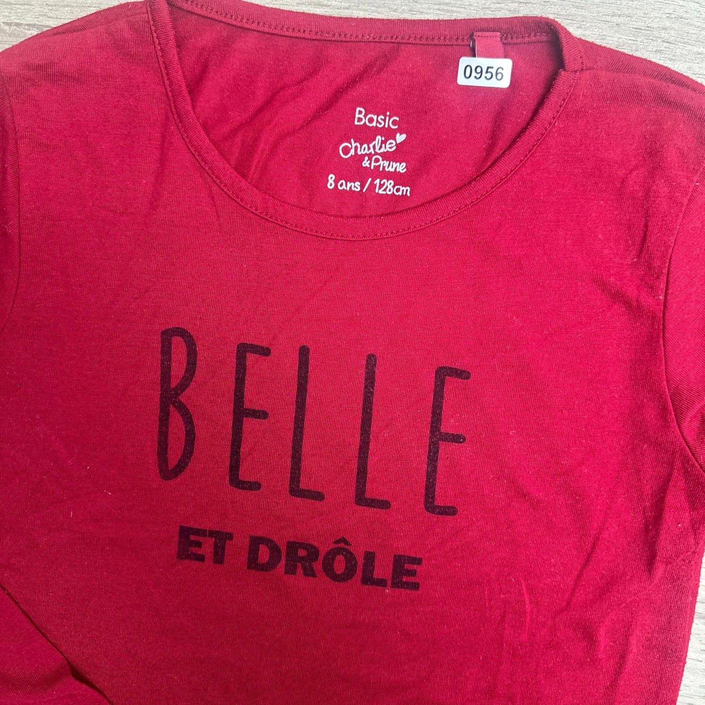 T-Shirt Charlie et prune : 8 ans
