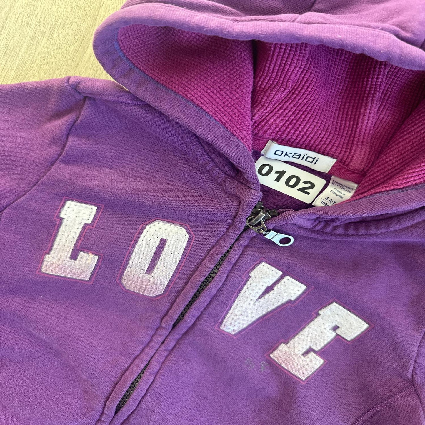 Survêtement Love : 4 ans