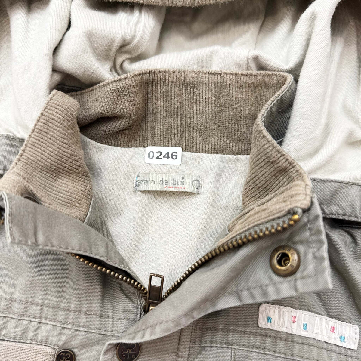 Veste grain de blé : 24 mois