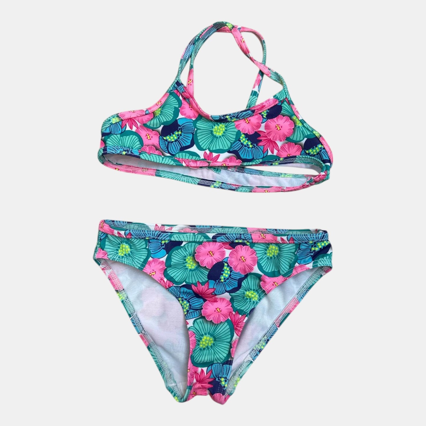 Maillot de bain fille fleur couleur : 6 ans