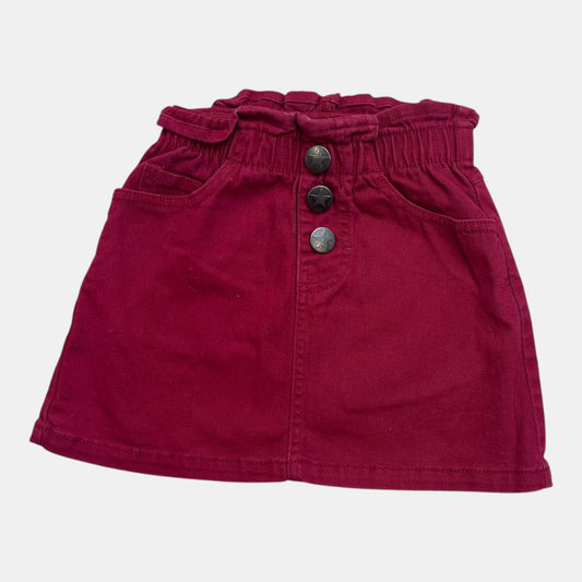 Jupe bordeaux : 3 ans