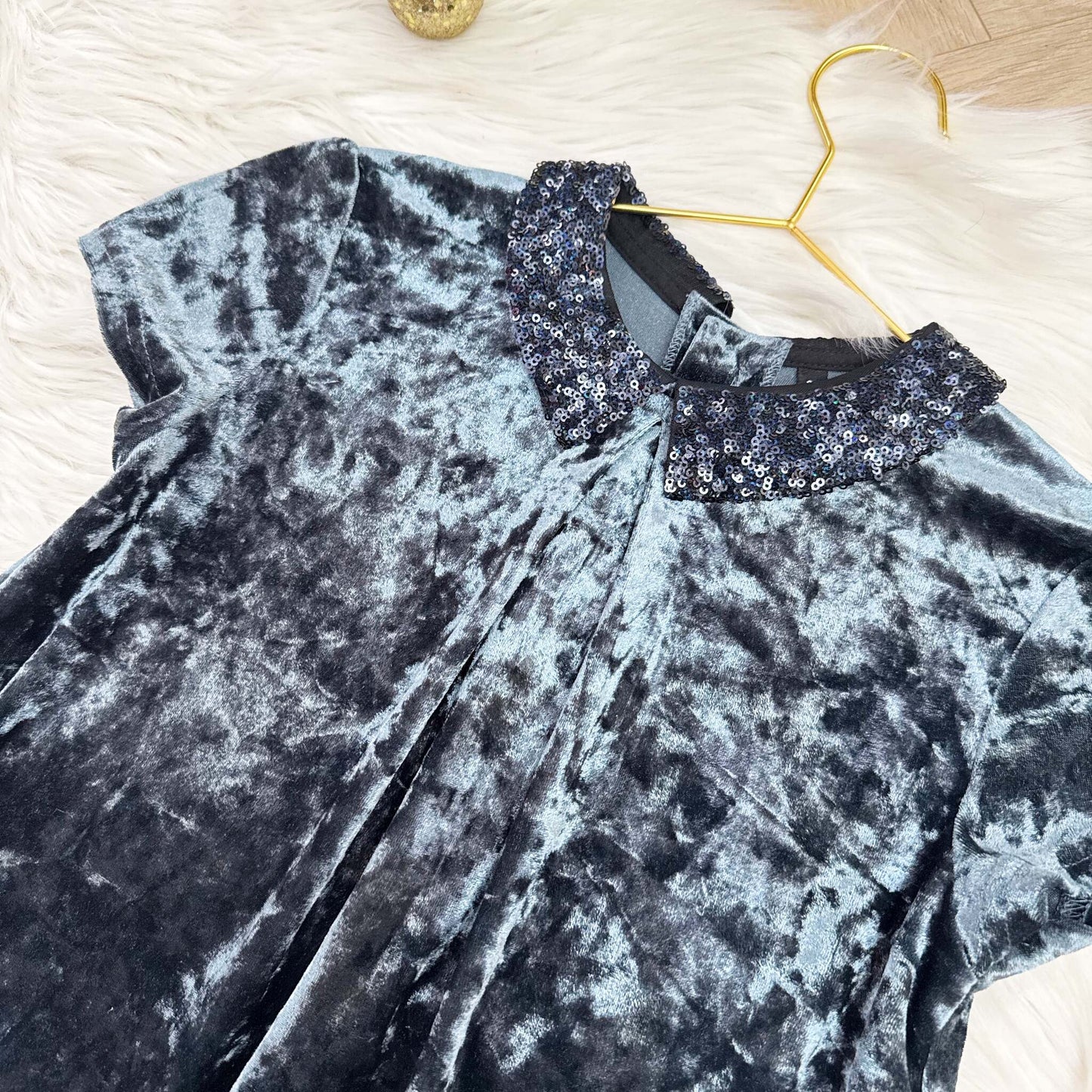 Robe velours fête Noël : 8 ans