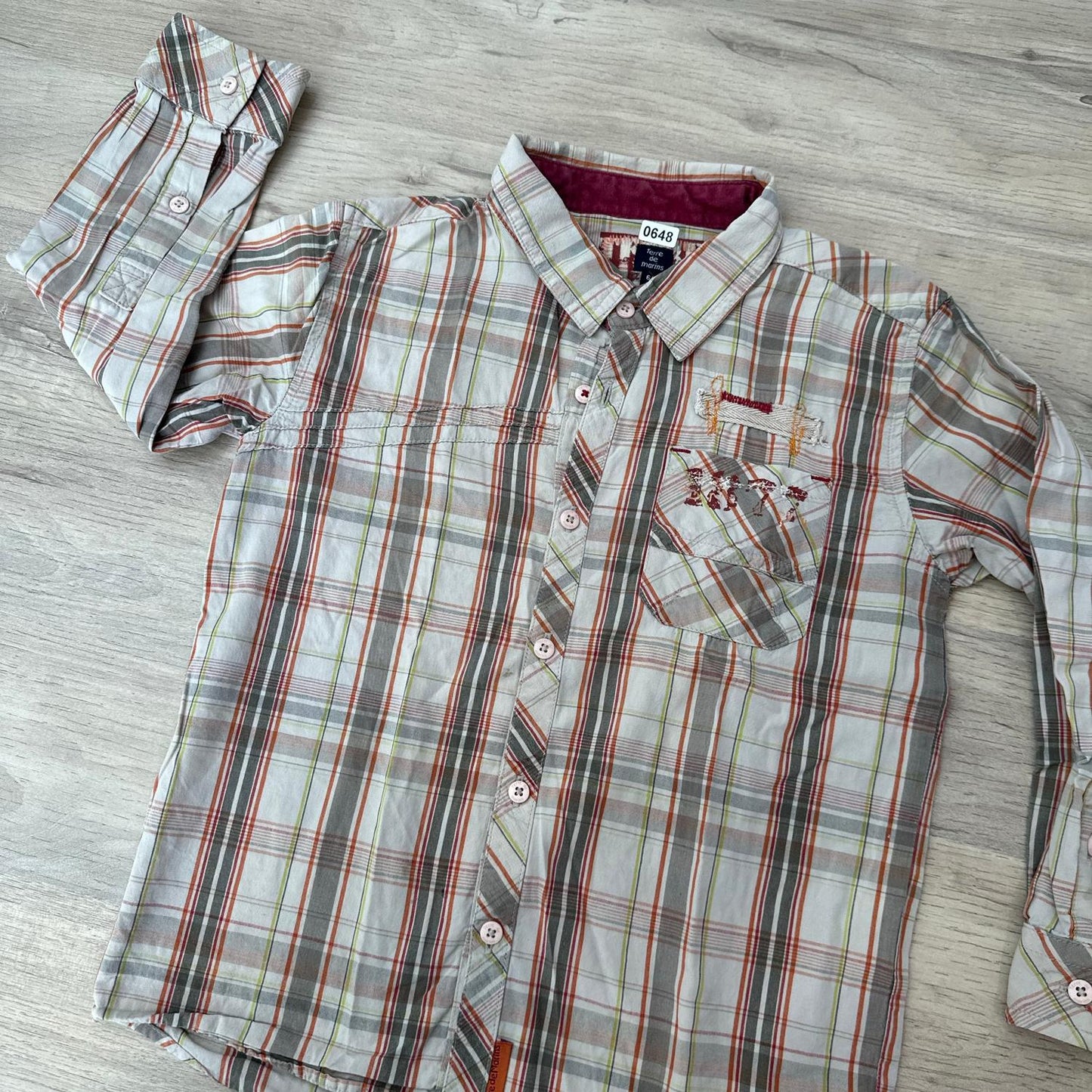 Chemise terre de marins : 6 ans