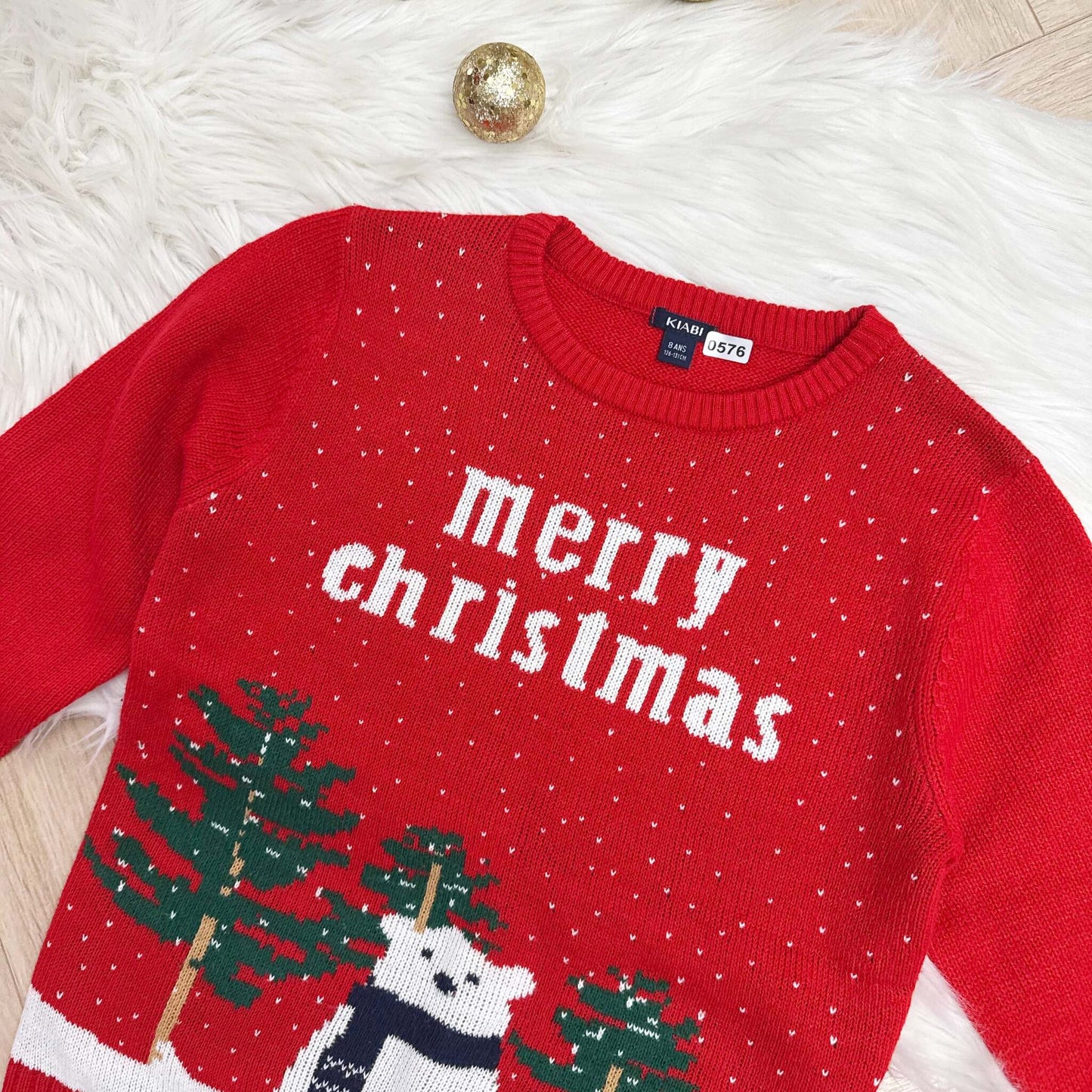 Pull Kiabi Noël : 8 ans